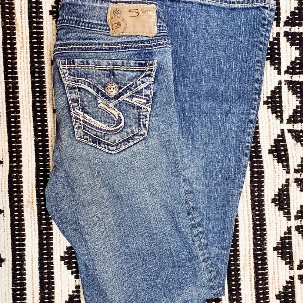 Silver jeans